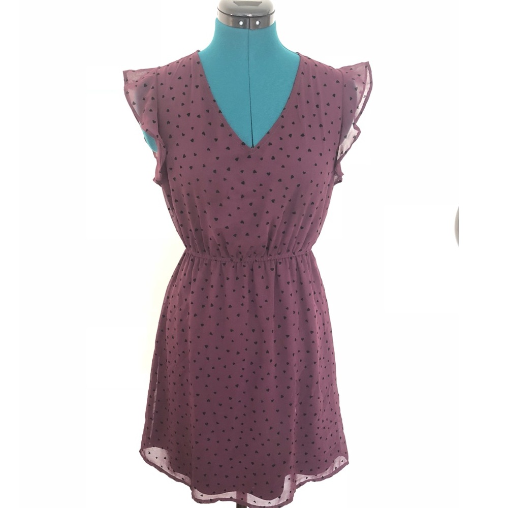 Flirty Flutter Sleeve dress